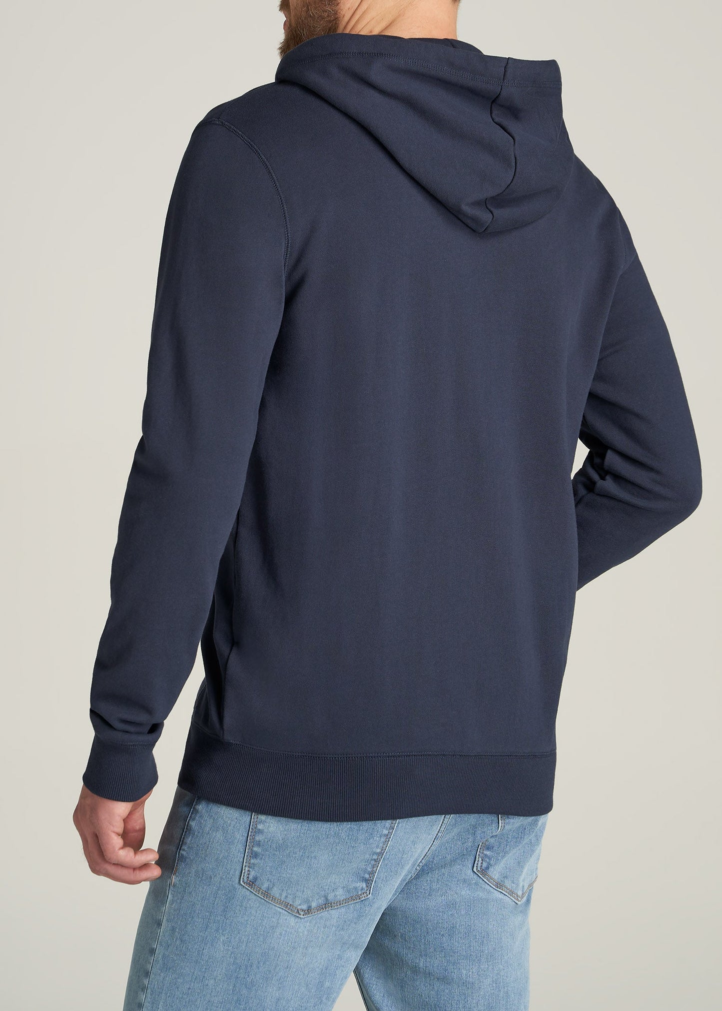 American-Tall-Men-8020-FrenchTerry-FullZip-Hoodie-Navy-back