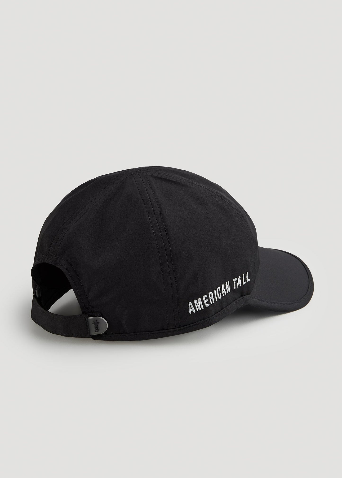 American-Tall-Men-DriFit-Hat-Black-Silver-back