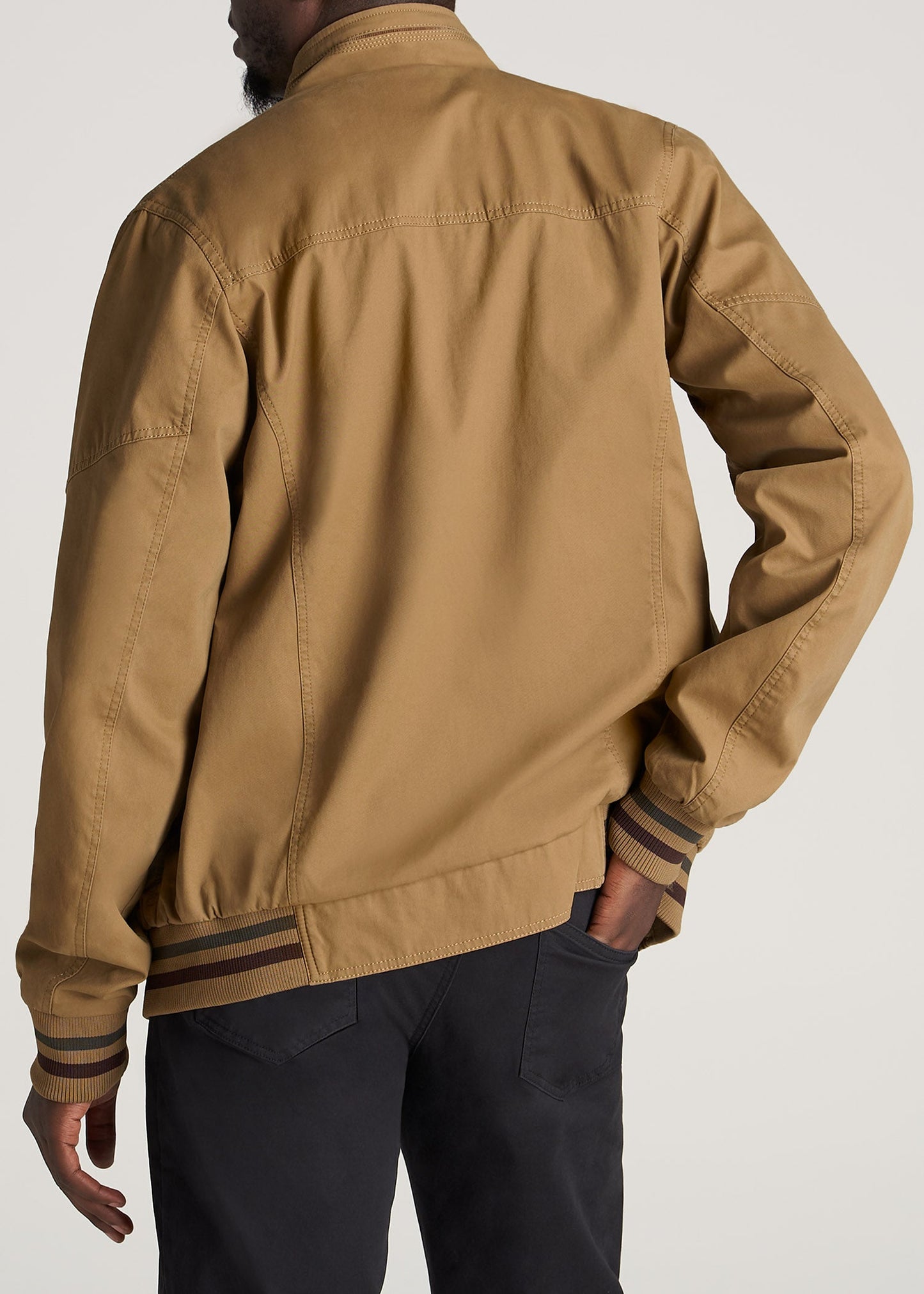 American-Tall-Men-LJ-CottonBomberJacket-Sahara-back