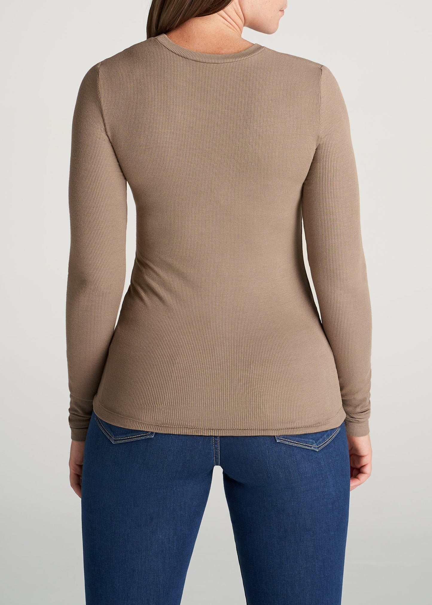 American-Tall-Women-Ribbed-LongSleeve-CrewNeck-Tee-Latte-back