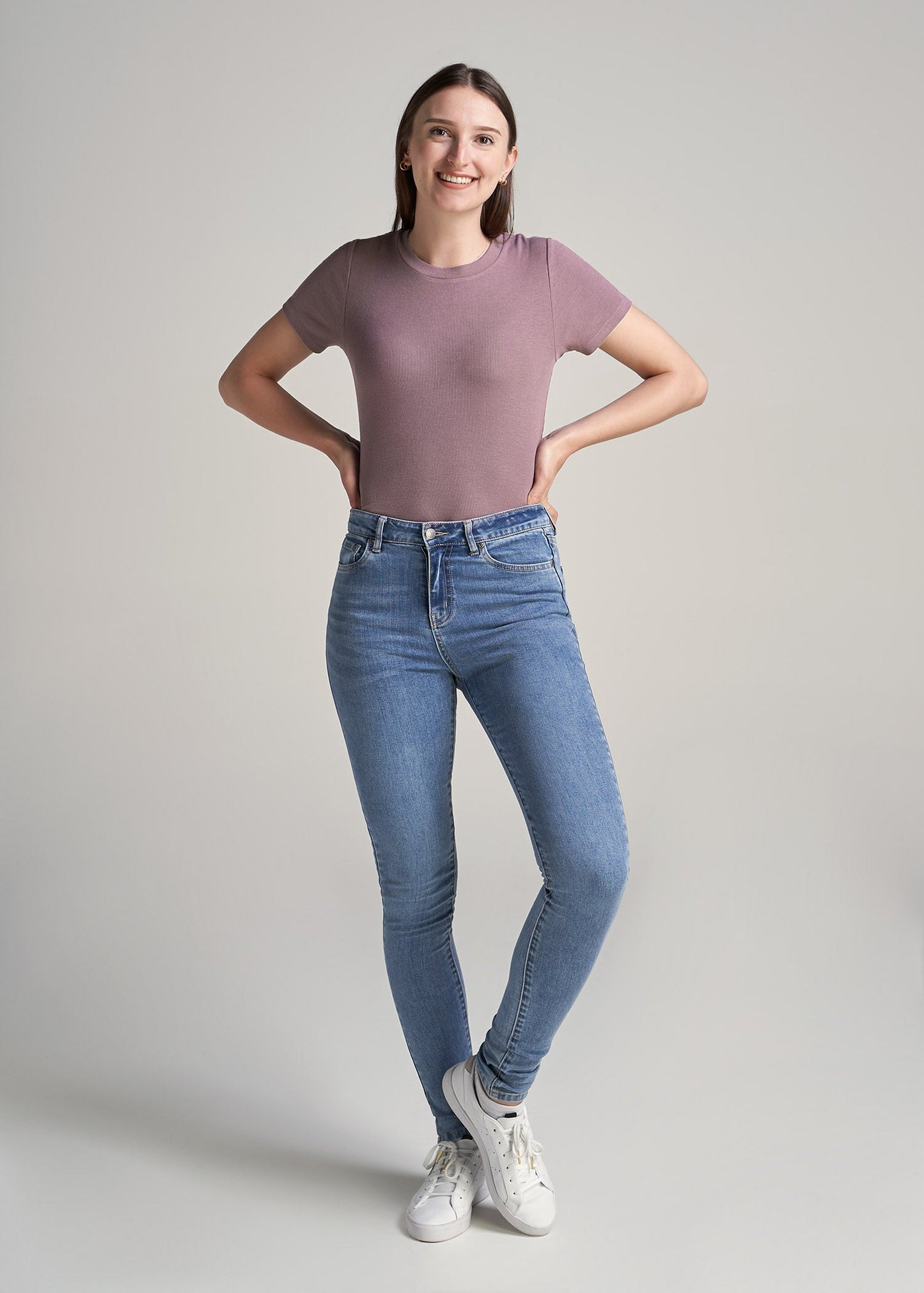 American-Tall-Women-Ribbed-Tee-SmokedMauve-full