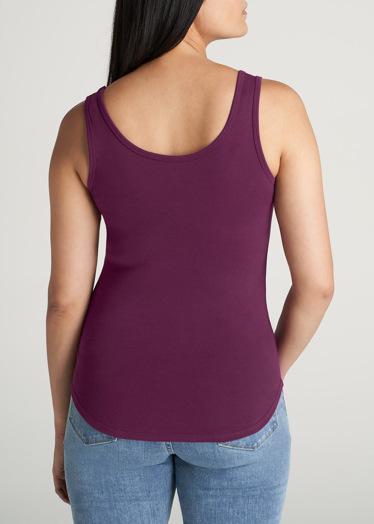 American-Tall-Women-Womens-JerseyTank-Plum-back