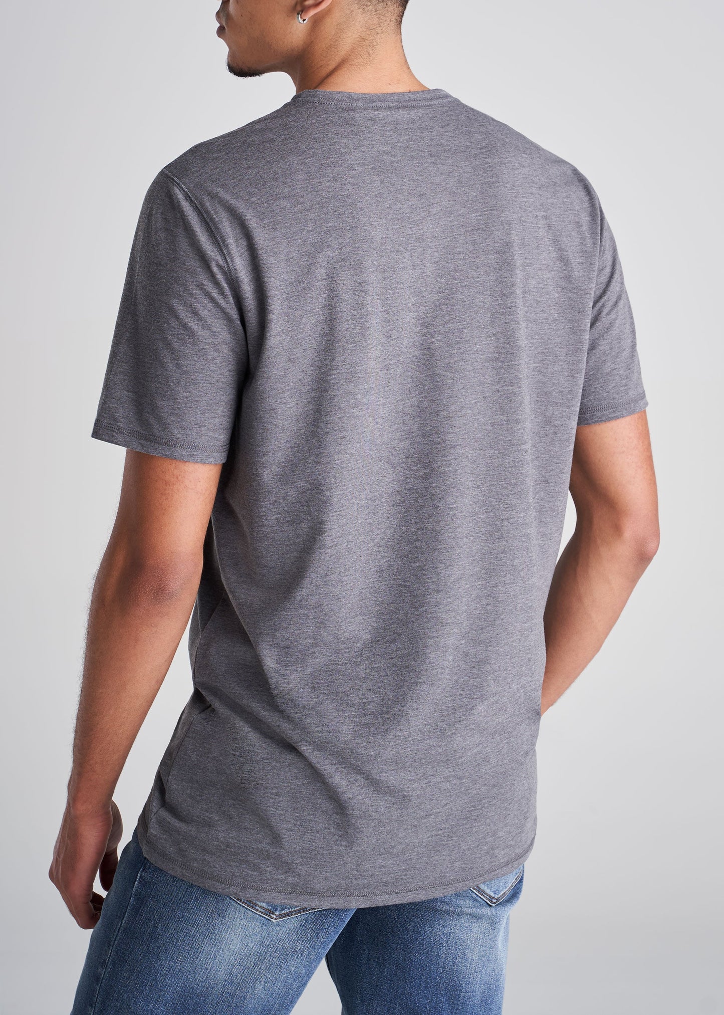 American_Tall_Men_Essentials_Regular_Fit_Vneck_Tee_CharcoalMix-Back