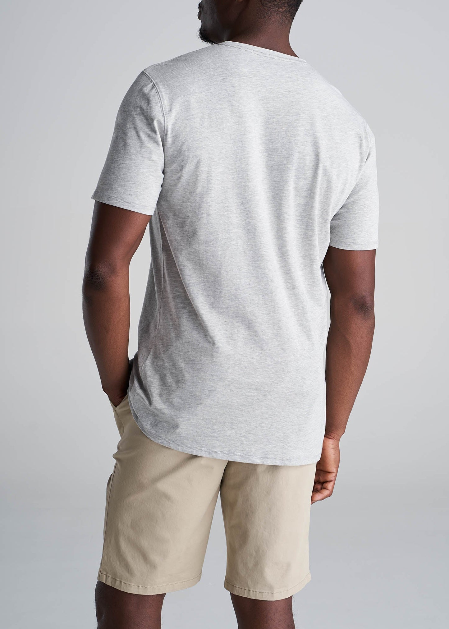 American_Tall_Men_Essentials_Regular_Fit_Vneck_Tee_GreyMix-Back