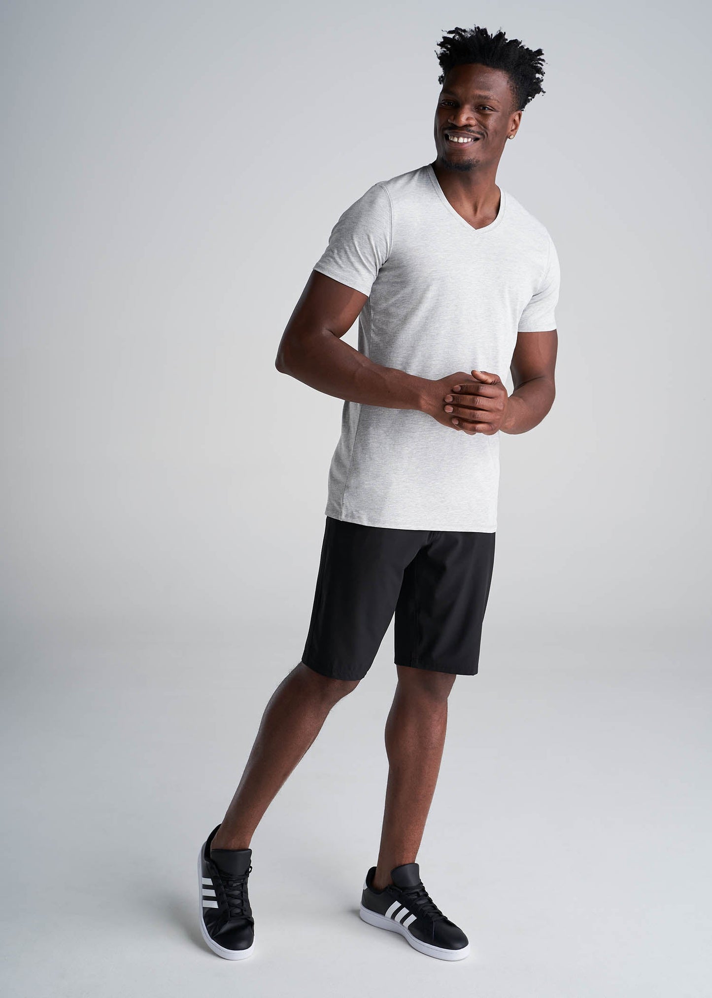 American_Tall_Men_Essentials_Slim_Fit_Vneck_Tee_GreyMix-Full