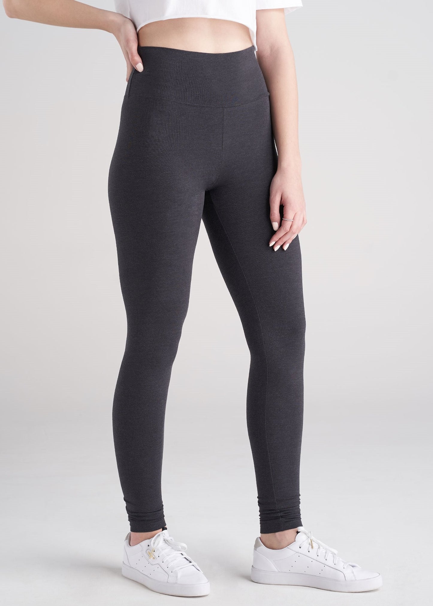 American_Tall_Women_Cotton_Leggings_ShadowGreyMix-side