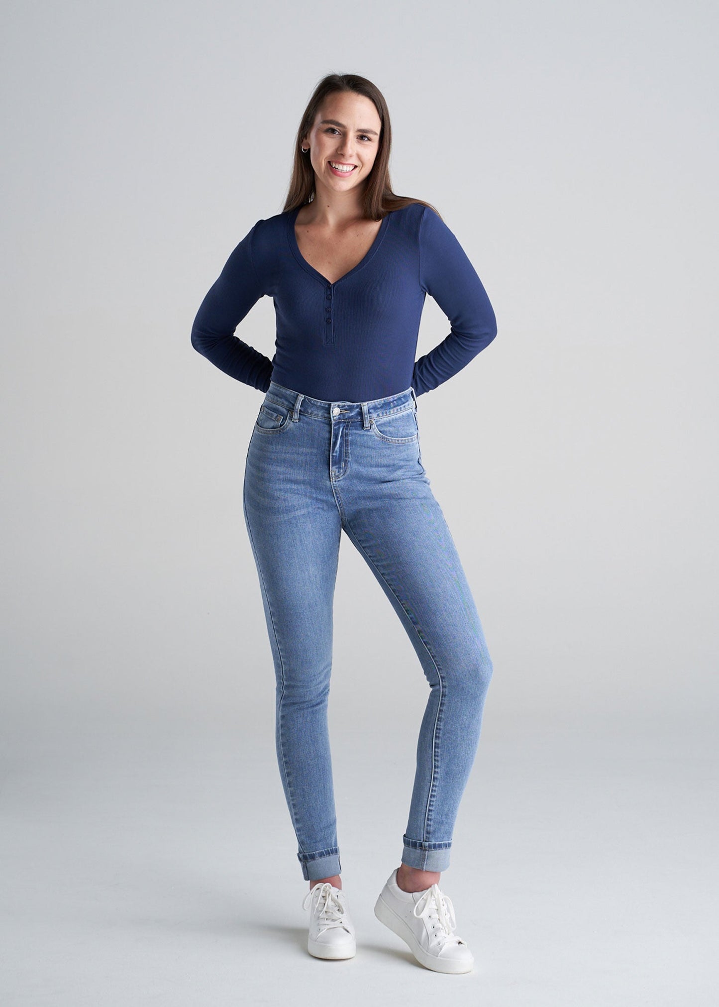 American_Tall_Womens_Long_Sleeve_Ribbed_Henley_Navy-lifestyle