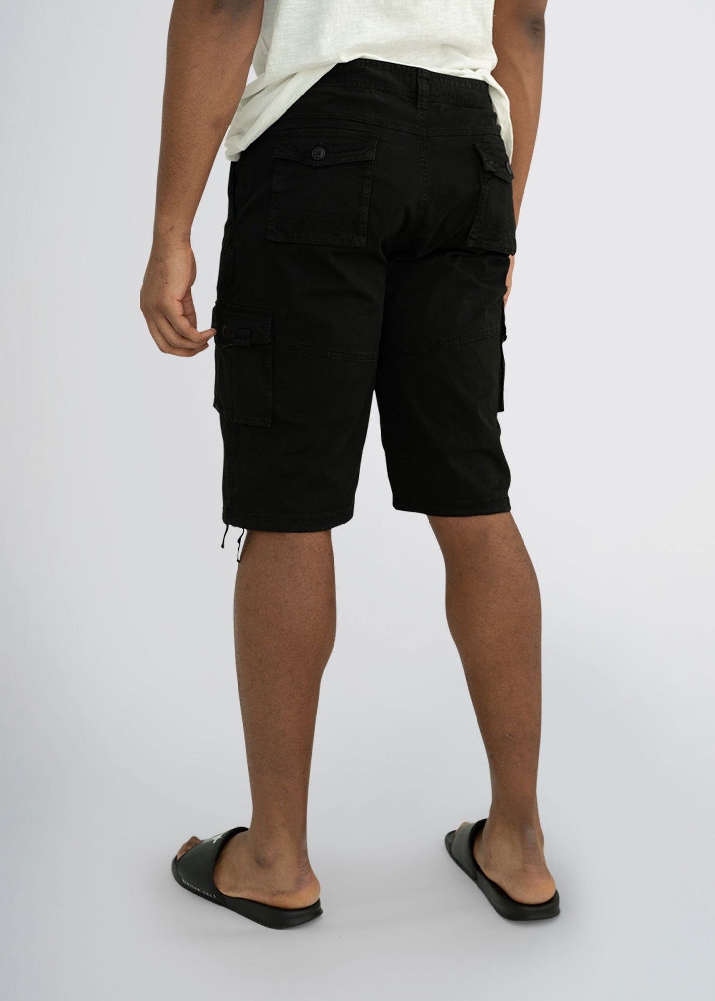 american-tall-mens-cargo-shorts-black-back