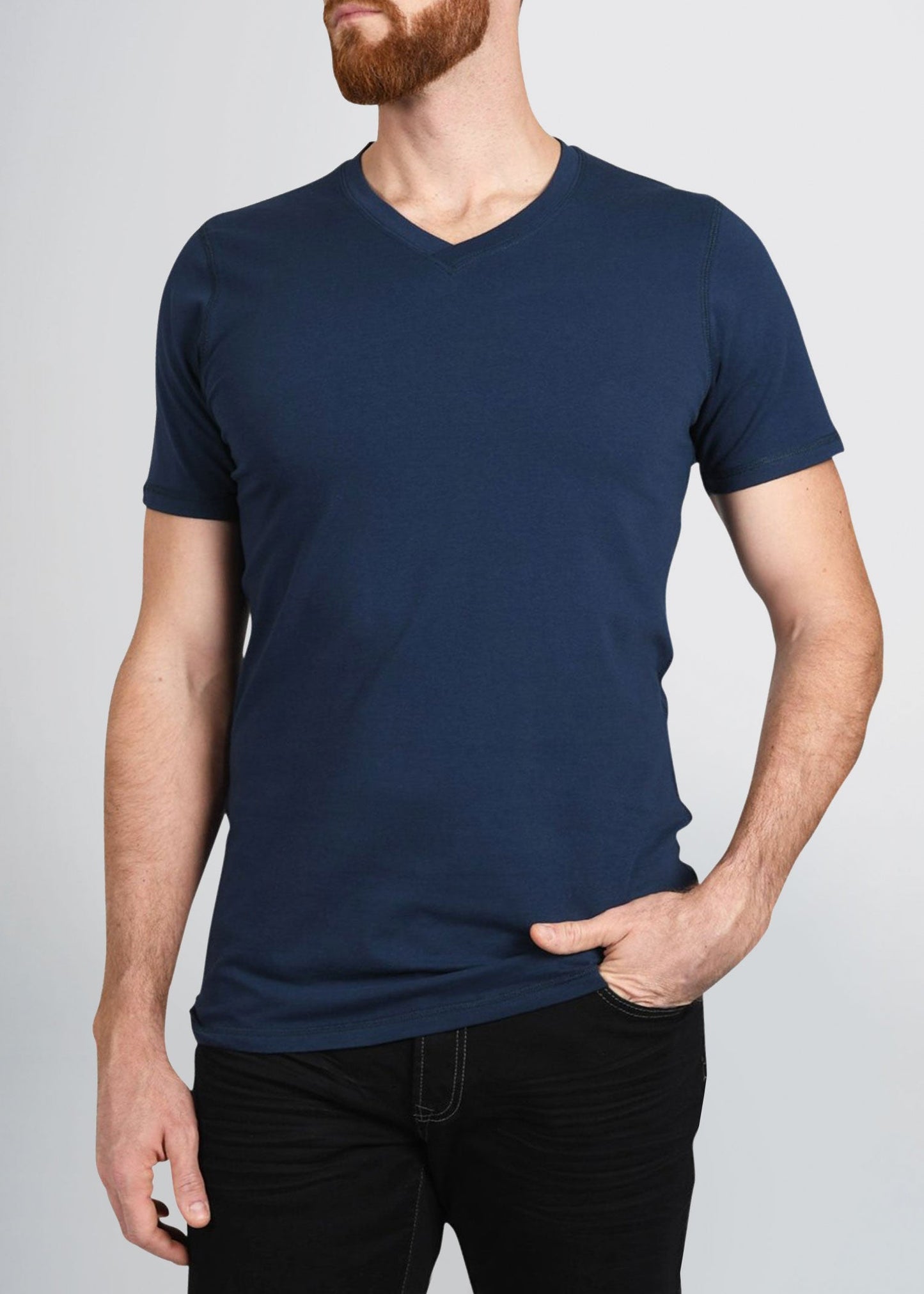 american-tall-mens-essential-slimfit-vneck-tee-navy-front
