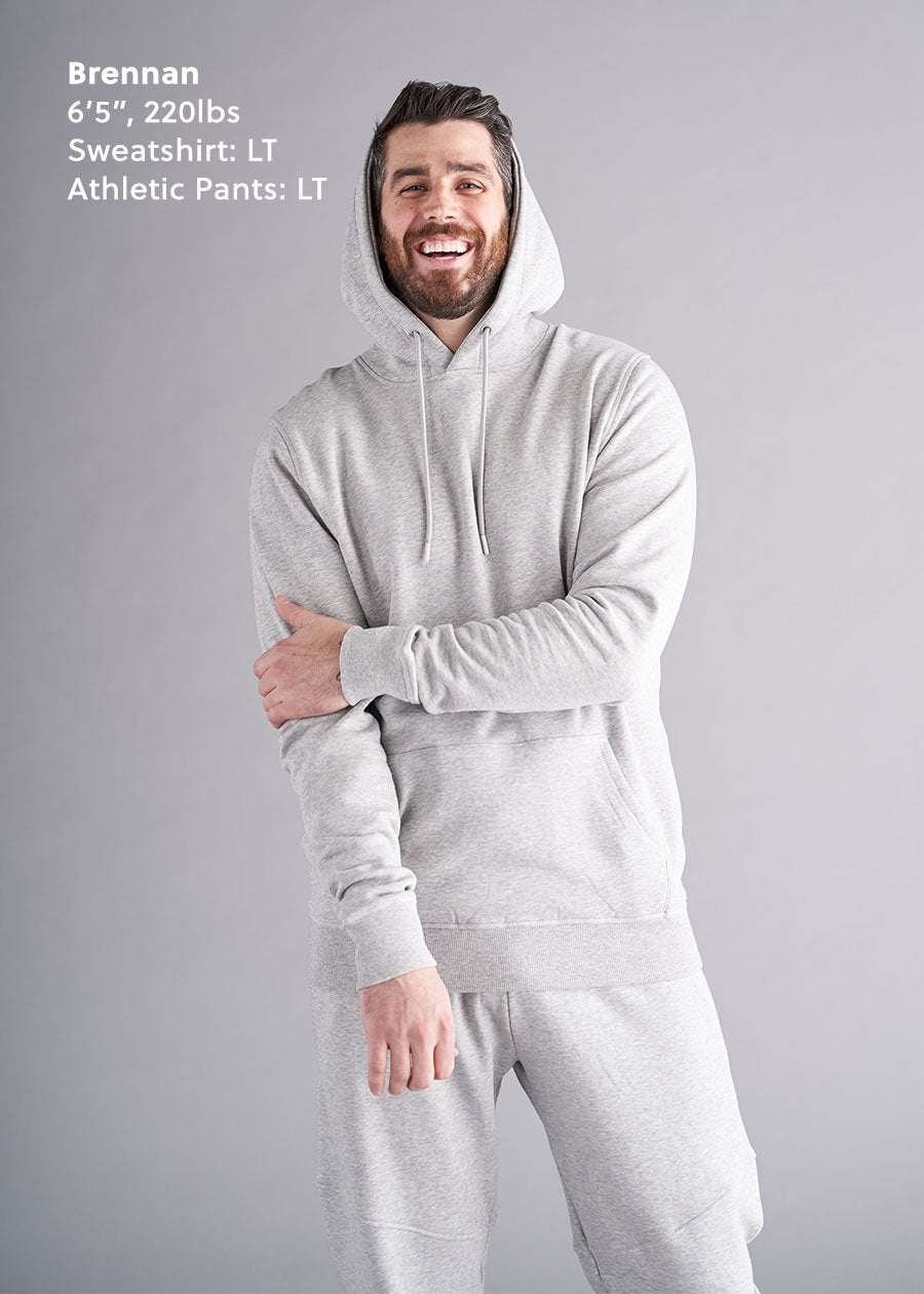 tall-mens-fleece-pullover-grey-hoodie