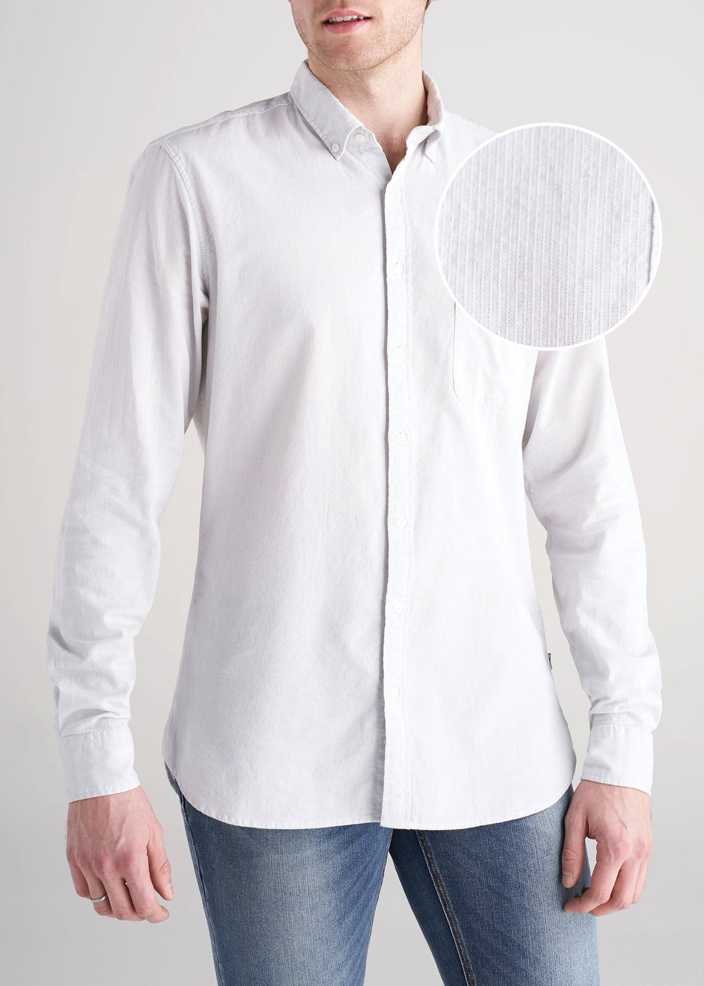 ATM-woven-LS-stretch-linen-shirt-birch-Front-swatch