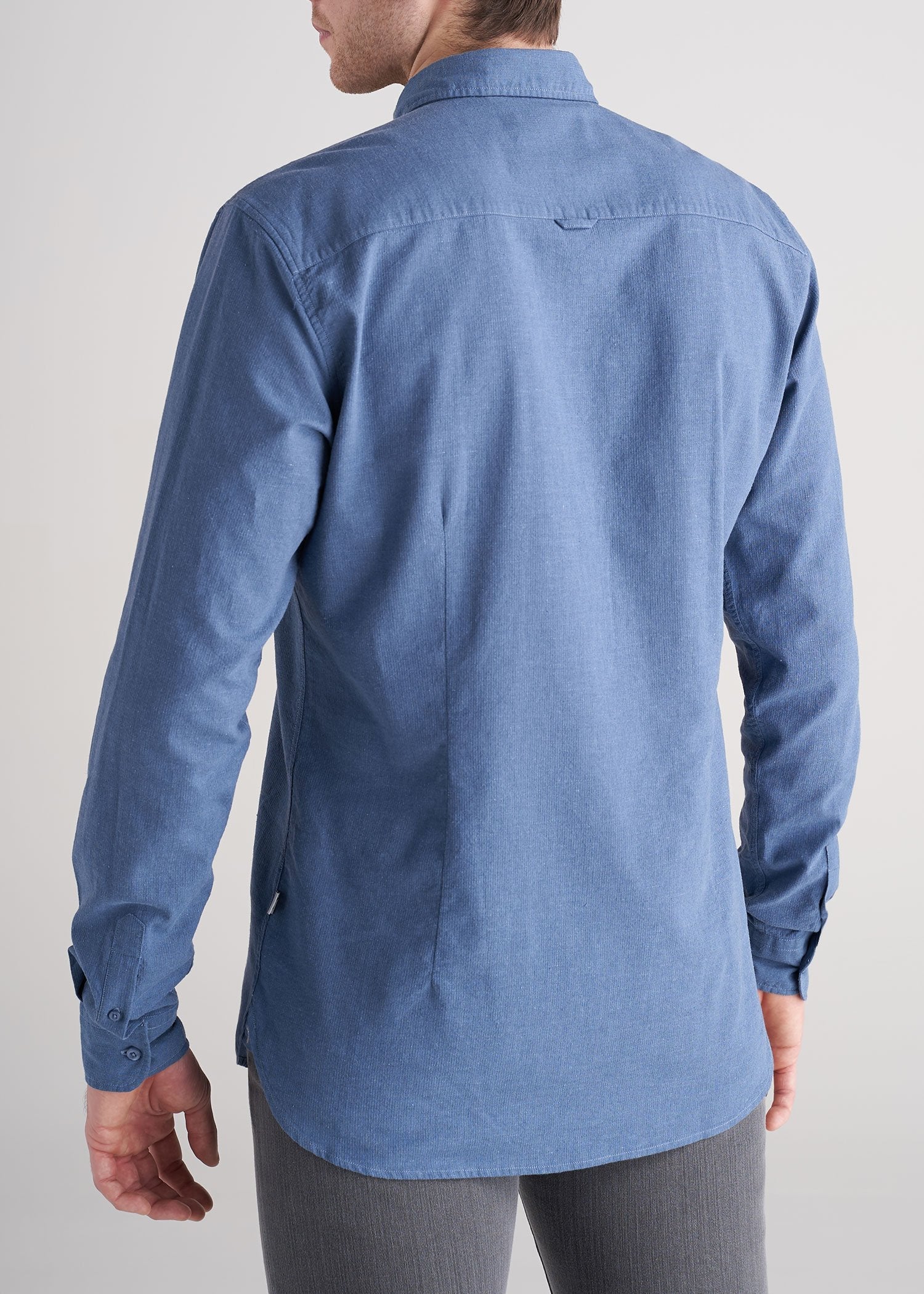 ATM-woven-LS-stretch-linen-shirt-mineral-blue-Back