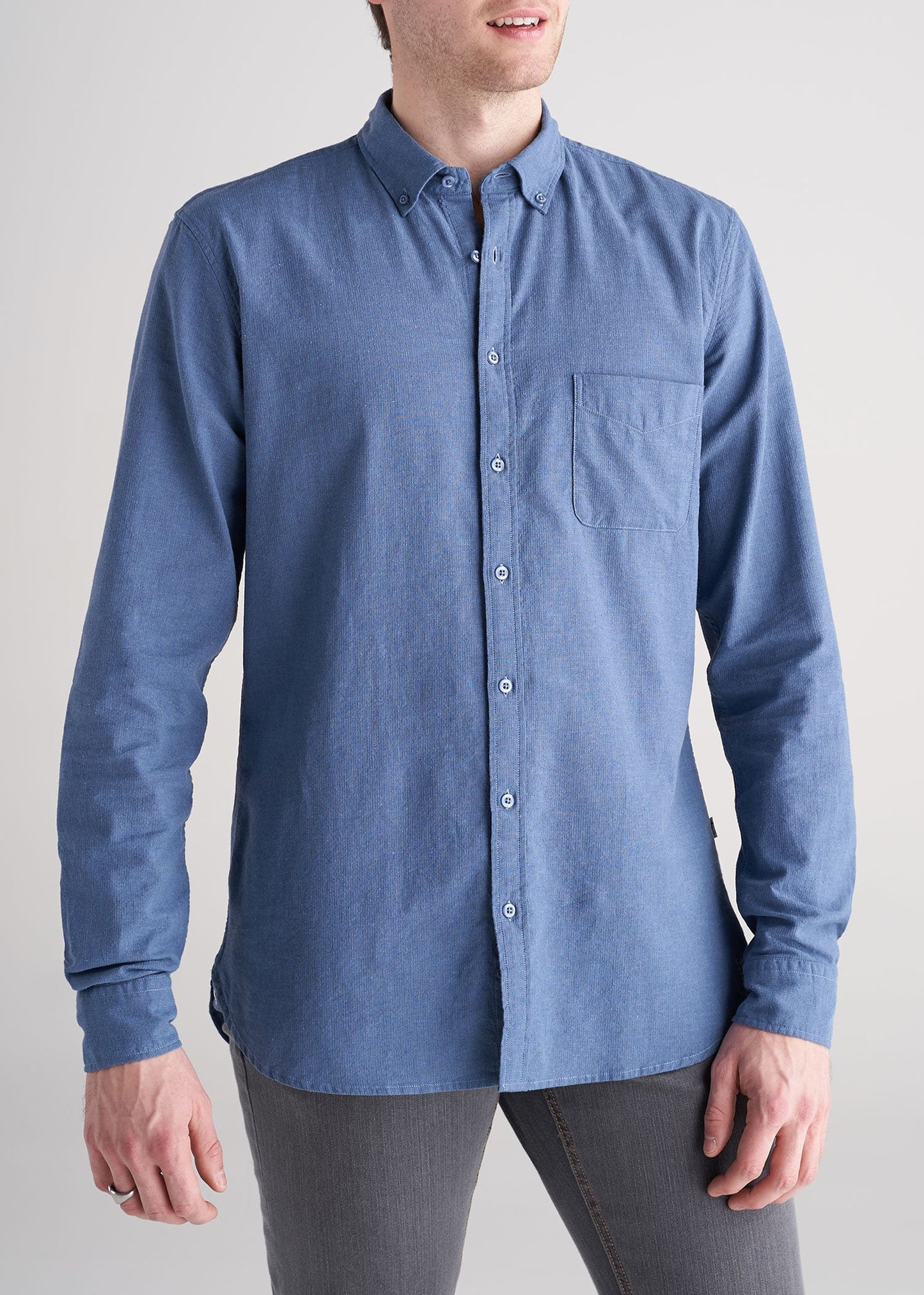 ATM-woven-LS-stretch-linen-shirt-mineral-blue-Front