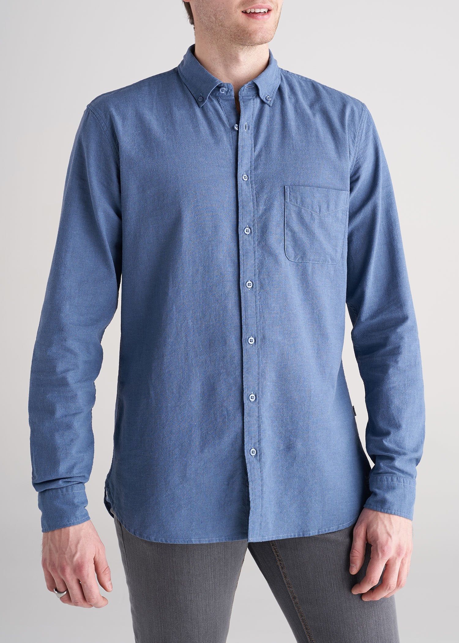 ATM-woven-LS-stretch-linen-shirt-mineral-blue-Front