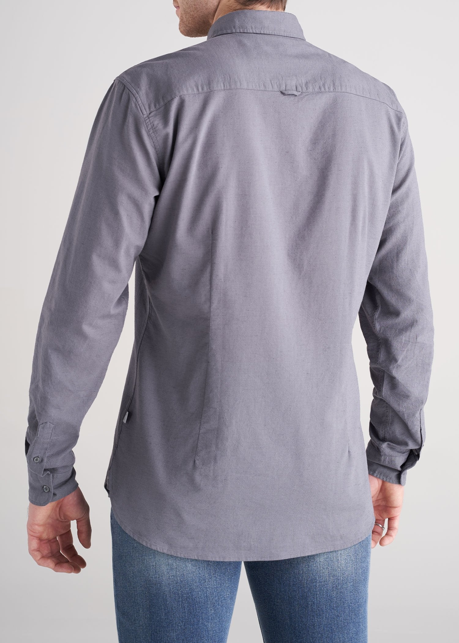 ATM-woven-LS-stretch-linen-shirt-slate-Back