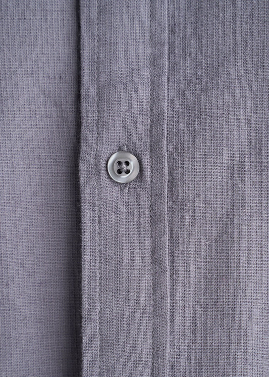 ATM-woven-LS-stretch-linen-shirt-slate-Detail-3