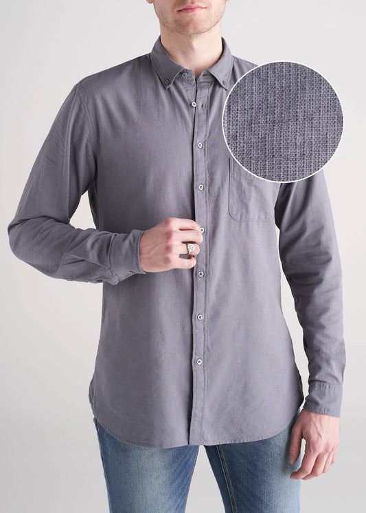 ATM-woven-LS-stretch-linen-shirt-slate-Front-swatch