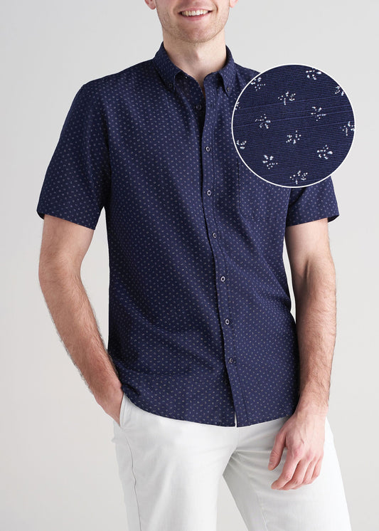 ATM-woven-print-navy-mini-floral-Front-swatch