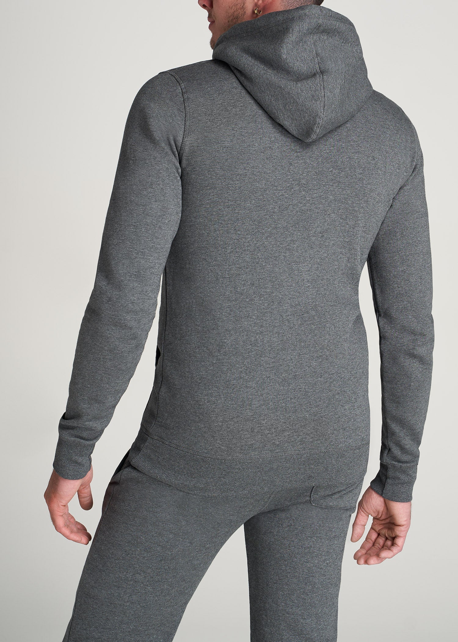 American-Tall-Men-80-20-Fleece-PullOver-Tall-Hoodie-CharcoalMix-back