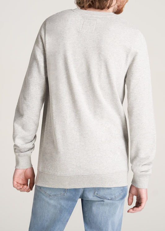 American-Tall-Men-8020-Fleece-CrewNeck-Sweatshirt-GreyMix-back