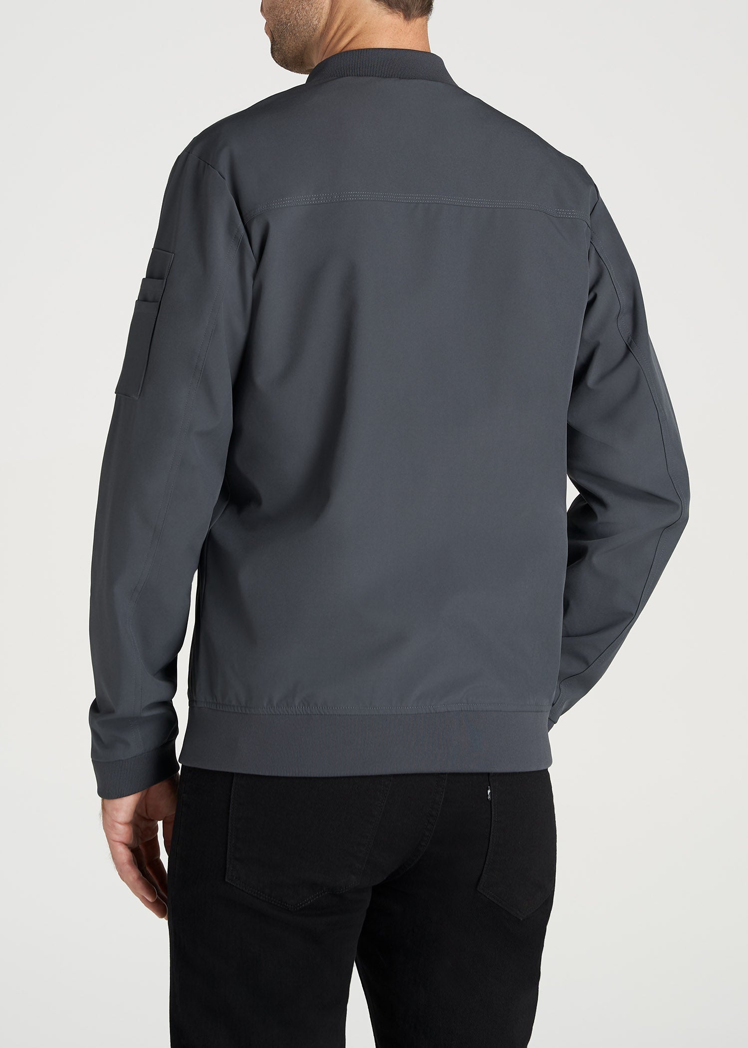    American-Tall-Men-Bomber-Jacket-DeepSlate-back