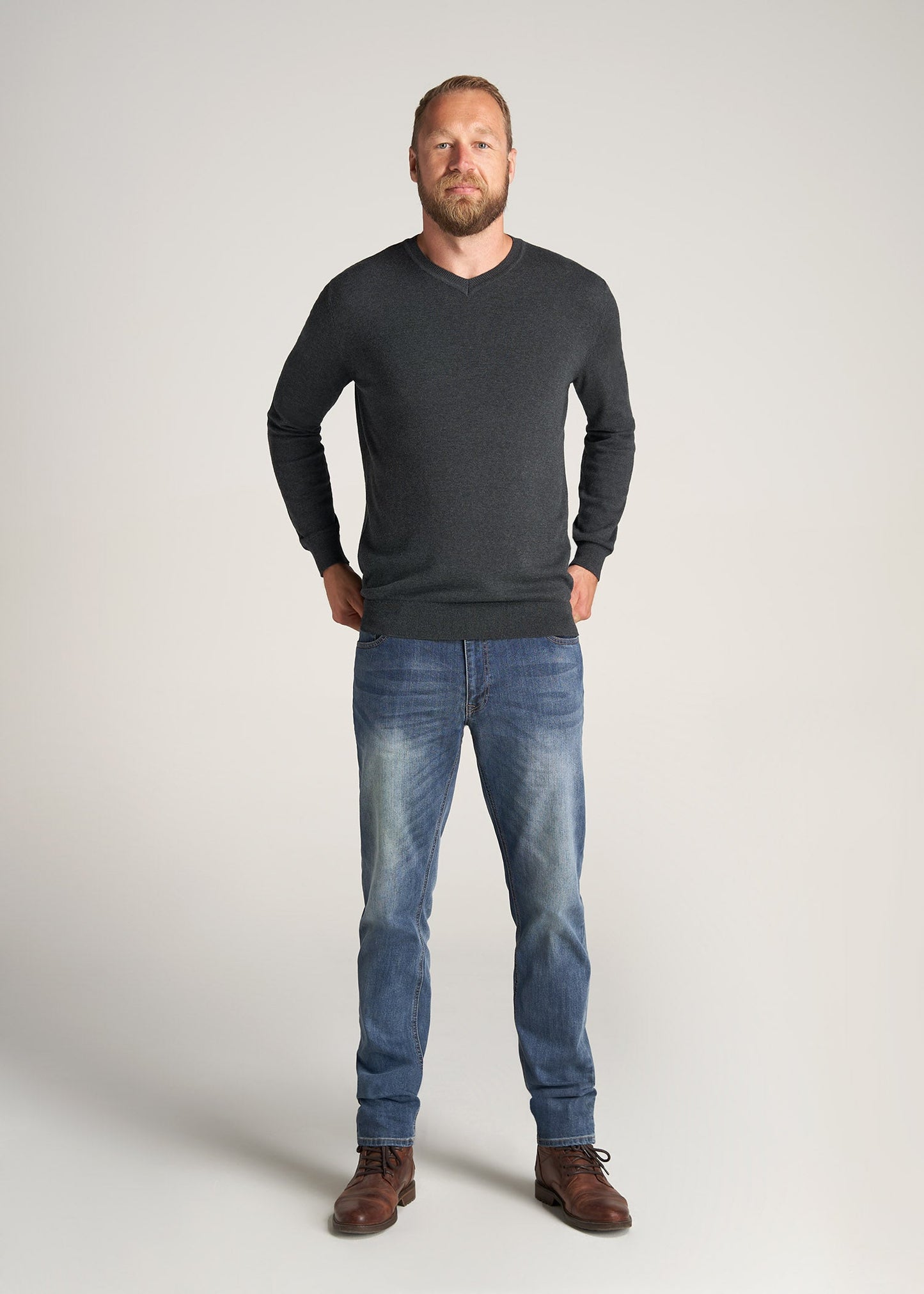     American-Tall-Men-EveryDay-VNeck-Sweater-CharcoalMix-full