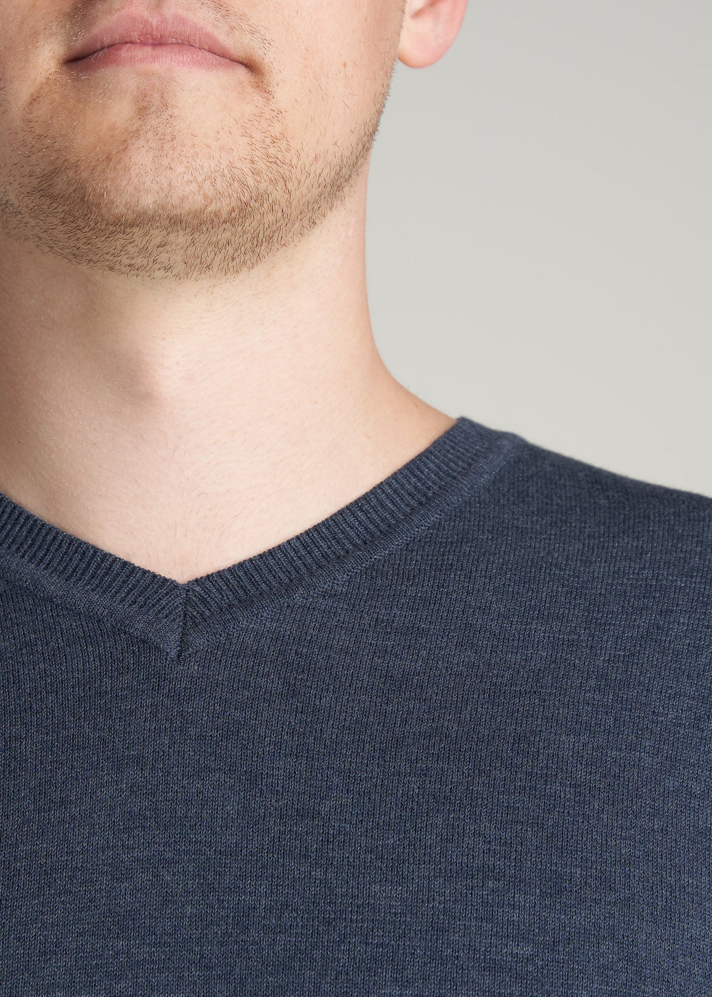    American-Tall-Men-EveryDay-VNeck-Sweater-Navy-detail