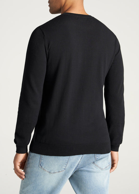    American-Tall-Men-Everyday-CrewNeck-Sweater-Black-back