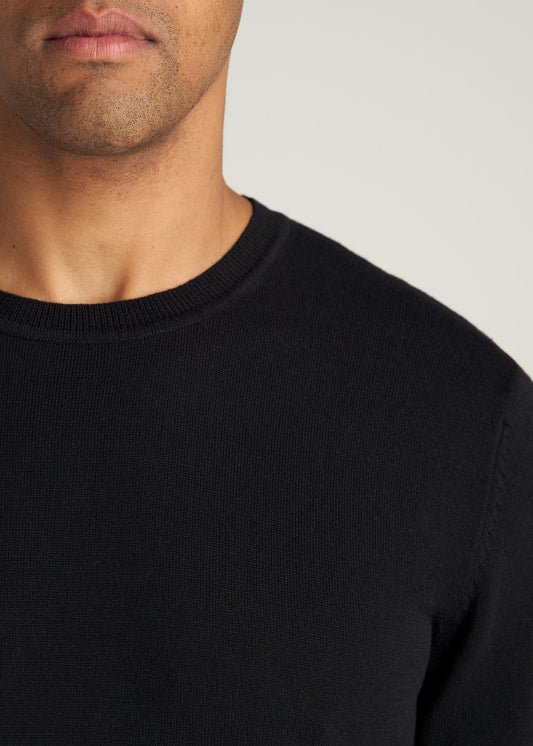     American-Tall-Men-Everyday-CrewNeck-Sweater-Black-detail
