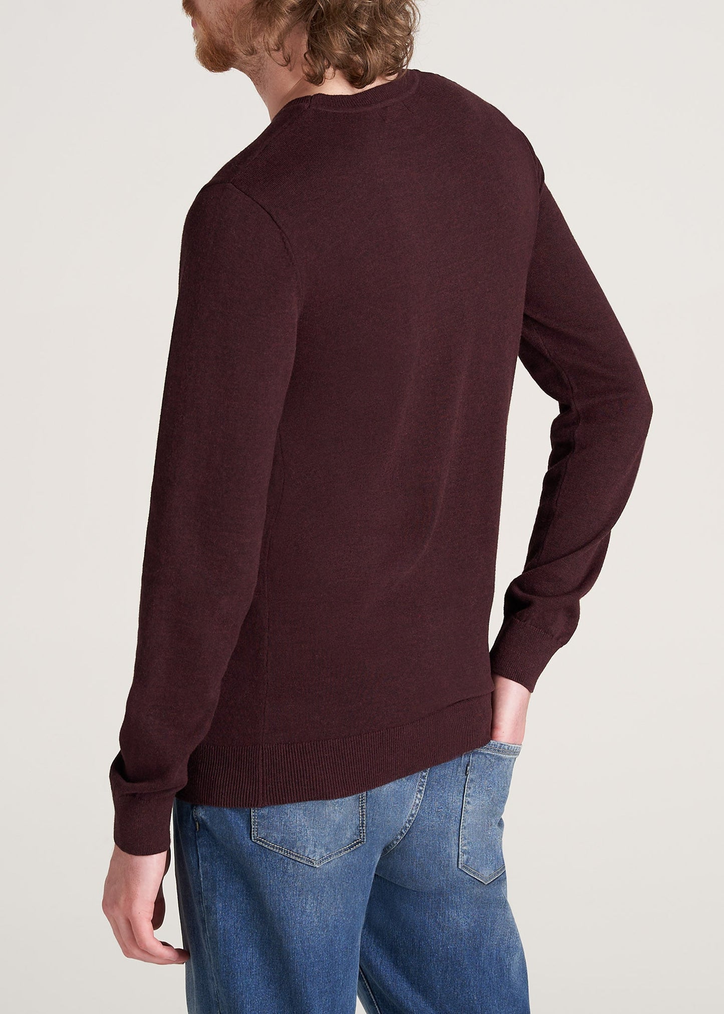 American-Tall-Men-Everyday-CrewNeck-Sweater-BurgundyMix-back