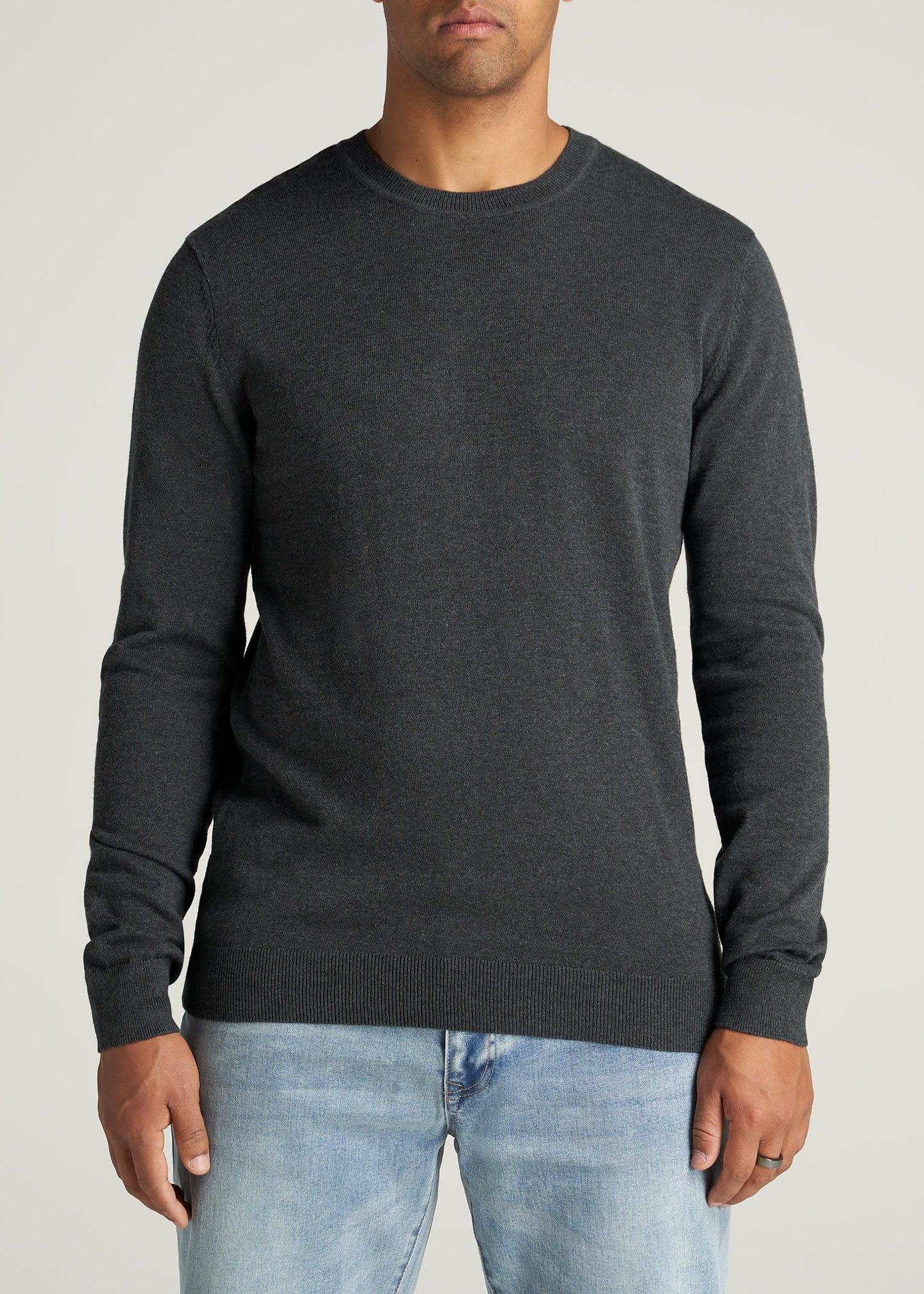    American-Tall-Men-Everyday-CrewNeck-Sweater-CharacolMix-front