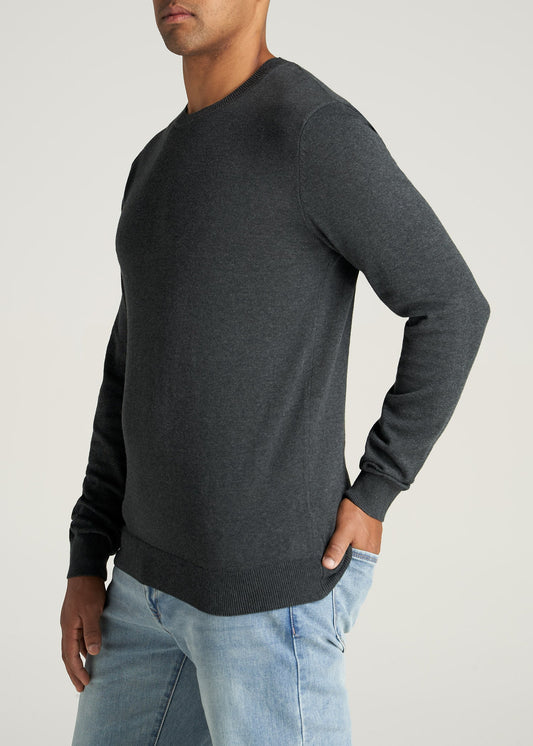    American-Tall-Men-Everyday-CrewNeck-Sweater-CharacolMix-side