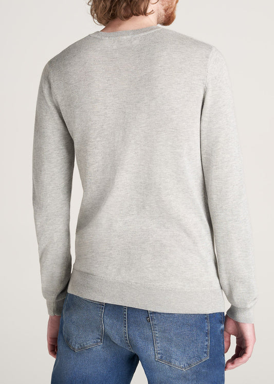American-Tall-Men-Everyday-CrewNeck-Sweater-GreyMix-back