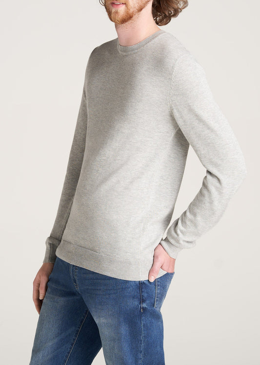 American-Tall-Men-Everyday-CrewNeck-Sweater-GreyMix-side