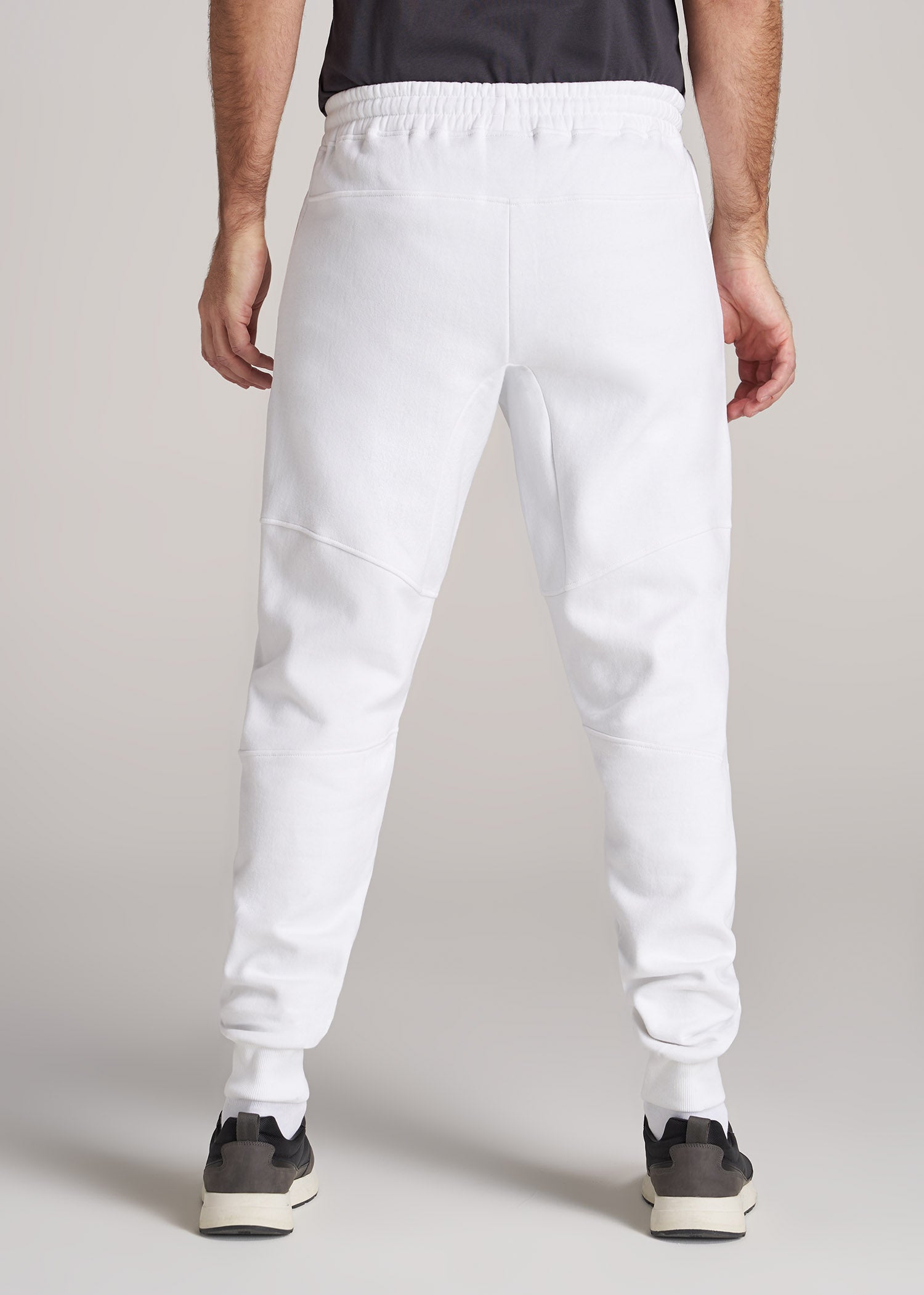   American-Tall-Men-FleeceJogger-BrightWhite-back