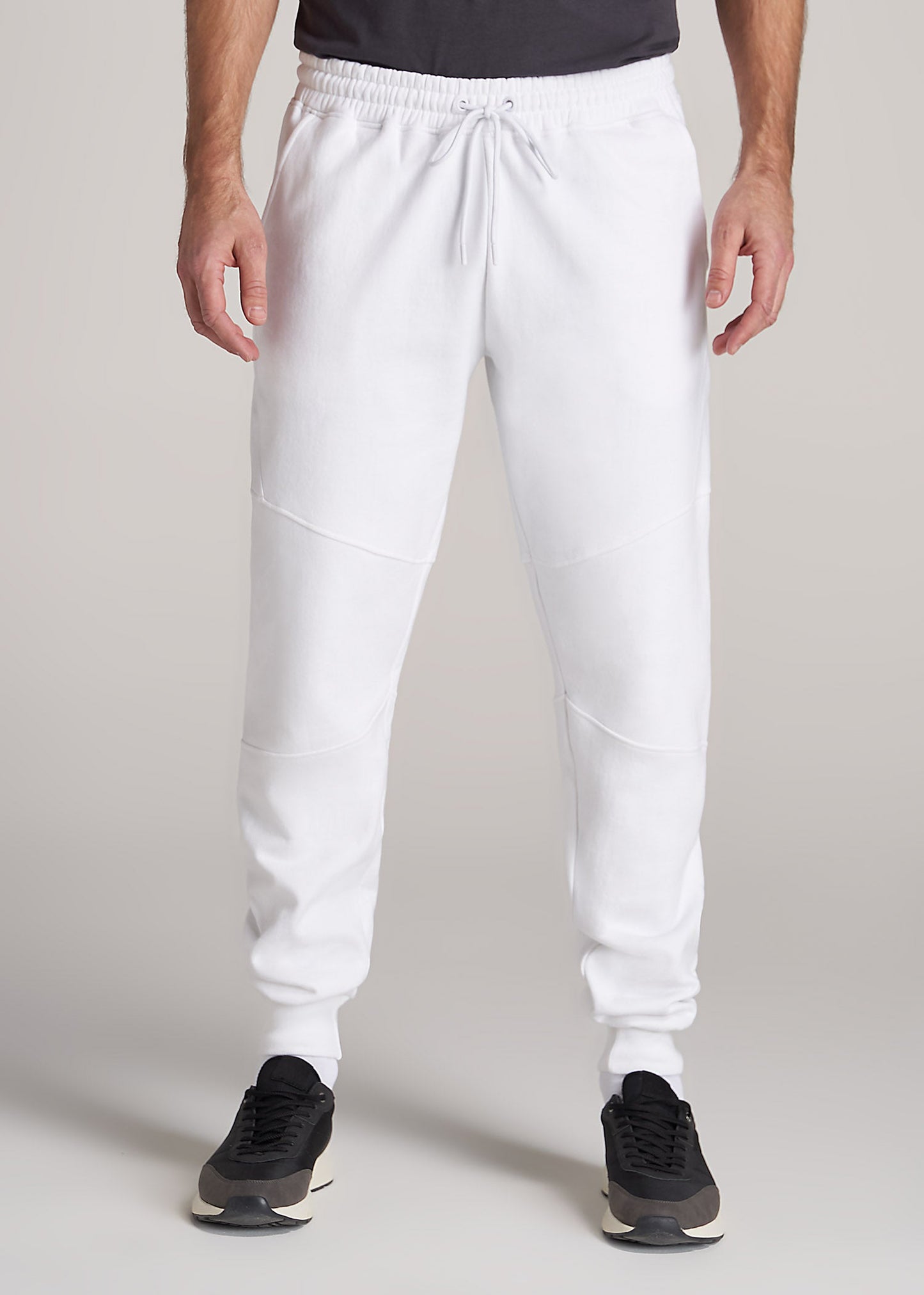       American-Tall-Men-FleeceJogger-BrightWhite-front