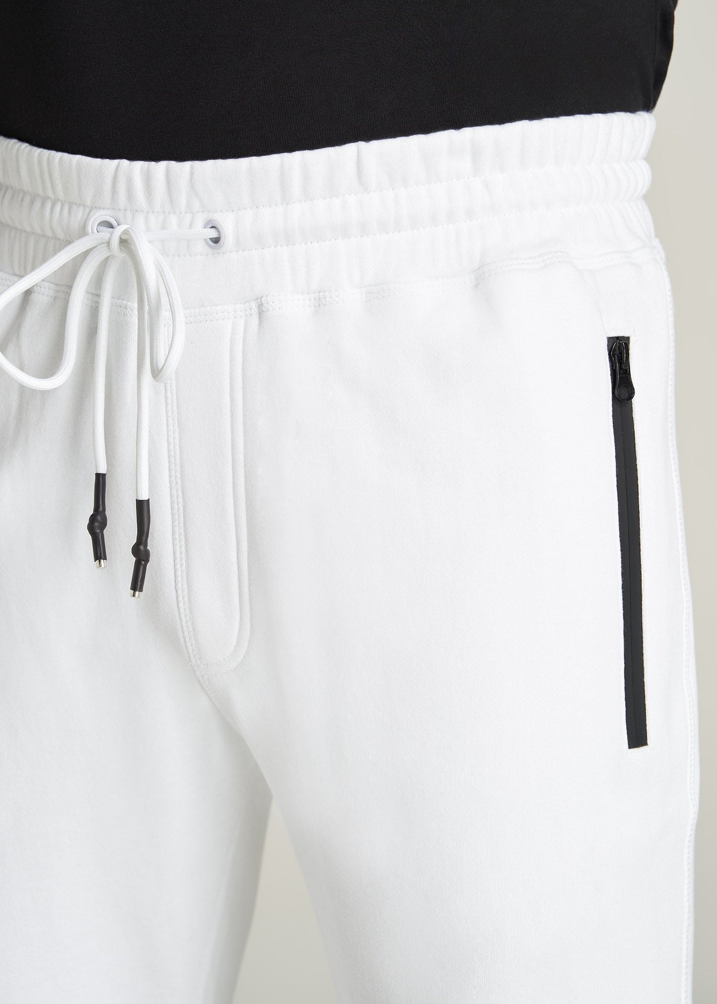       American-Tall-Men-FrenchTerry-Jogger-BrightWhite-detail
