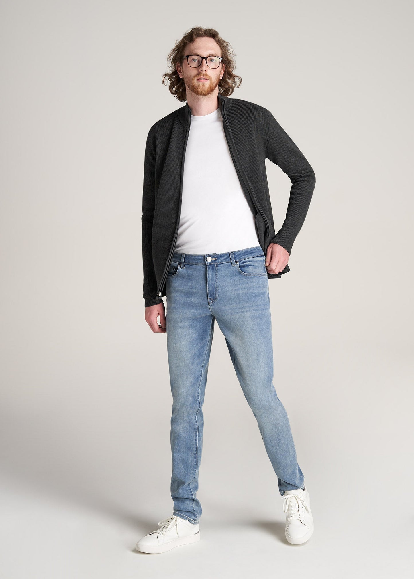 American-Tall-Men-FullZip-Sweater-CharcoalMix-full