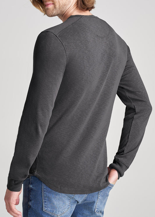 American-Tall-Men-Heavy-LongSleeve-Slub-Henley-Charcoal-back