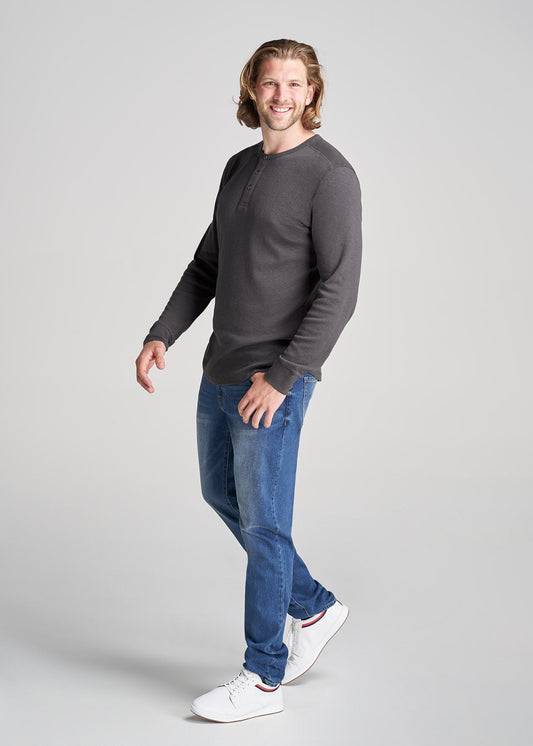American-Tall-Men-Heavy-LongSleeve-Slub-Henley-Charcoal-full