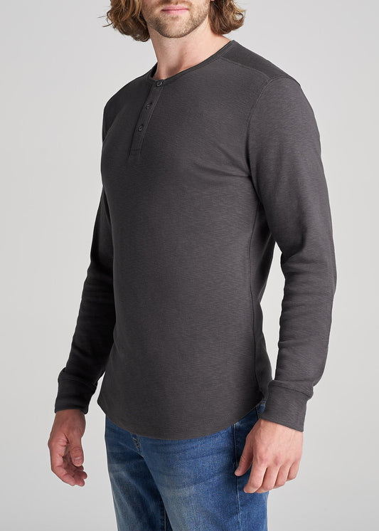 American-Tall-Men-Heavy-LongSleeve-Slub-Henley-Charcoal-side