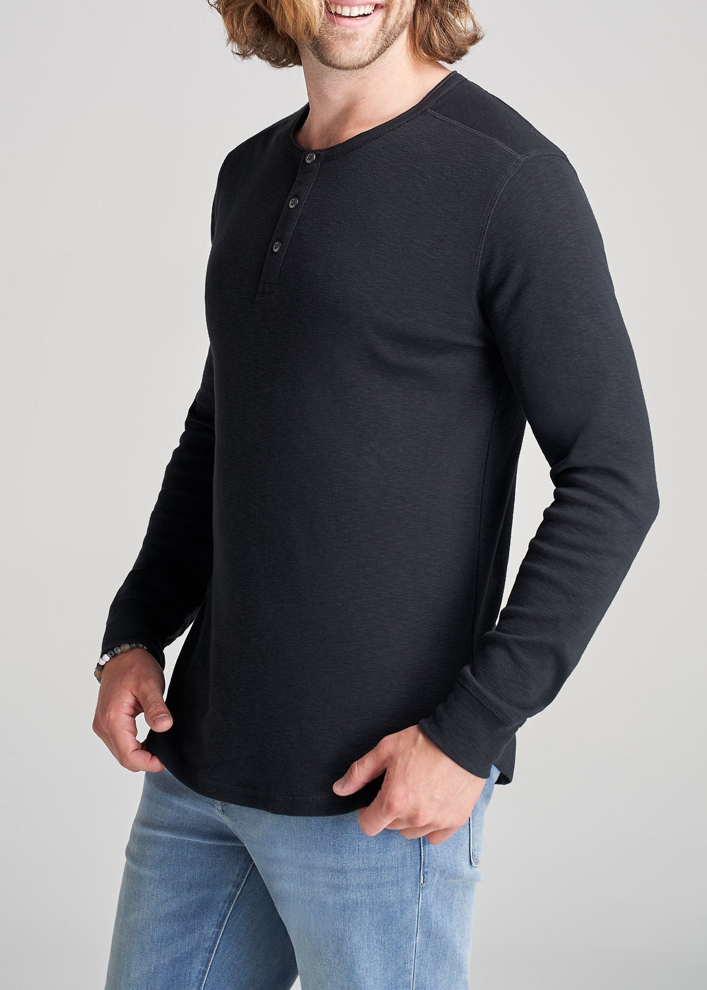 American-Tall-Men-Heavy-Longsleeve-Slub-Henley-Black-side