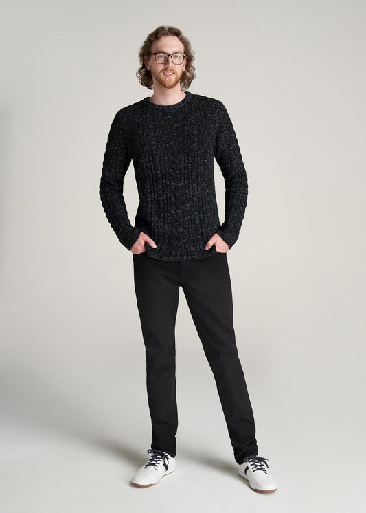American-Tall-Men-HeavyCable-PulloverSweater-BlackNavy-full