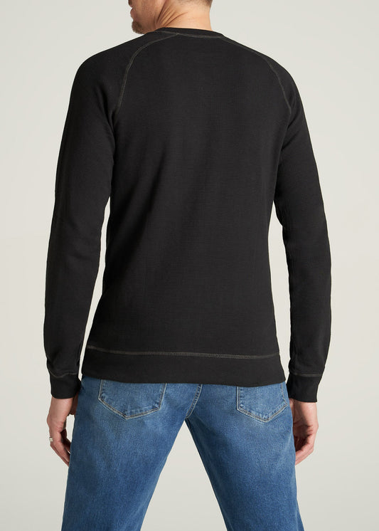 American-Tall-Men-HeavyThermal-Raglan-LongSleeve-Black-back