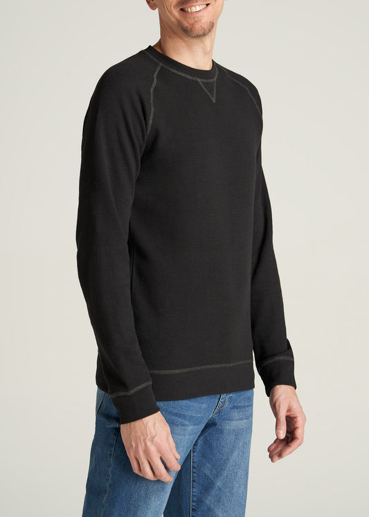    American-Tall-Men-HeavyThermal-Raglan-LongSleeve-Black-side