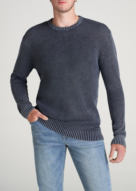 American-Tall-Men-LJ-AcidWash-Sweater-DarkNavy-front