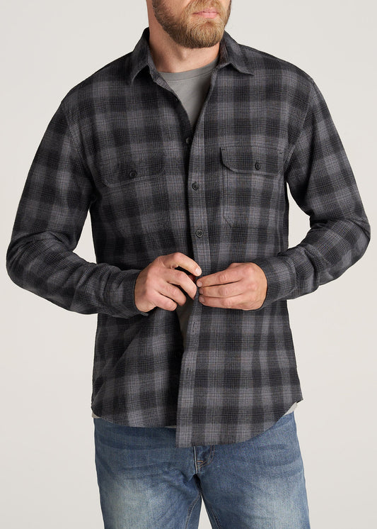   American-Tall-Men-LJ-ArmyPlaid-ArmyPlaidBlackFlintGrey-front
