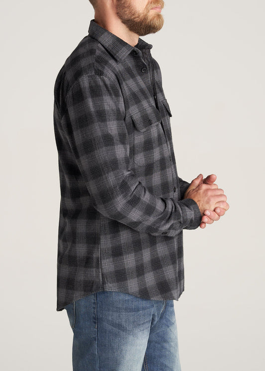     American-Tall-Men-LJ-ArmyPlaid-ArmyPlaidBlackFlintGrey-side