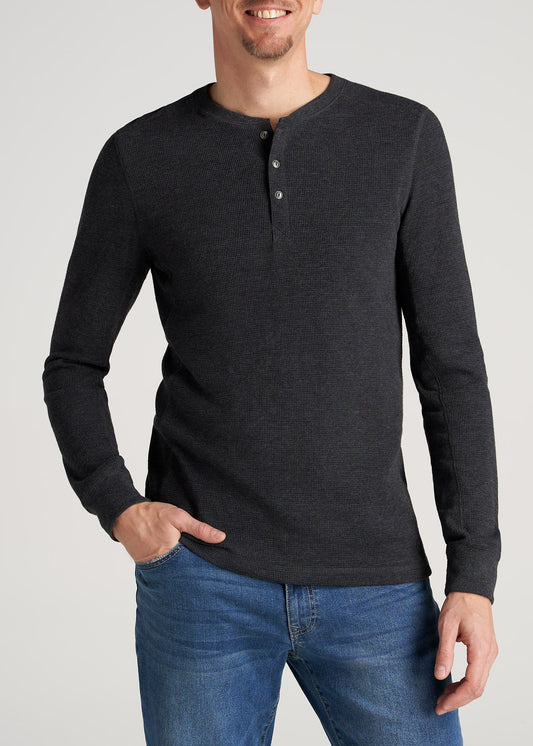    American-Tall-Men-LJ-HeavyWaffle-LongSleeve-CoalMix-front