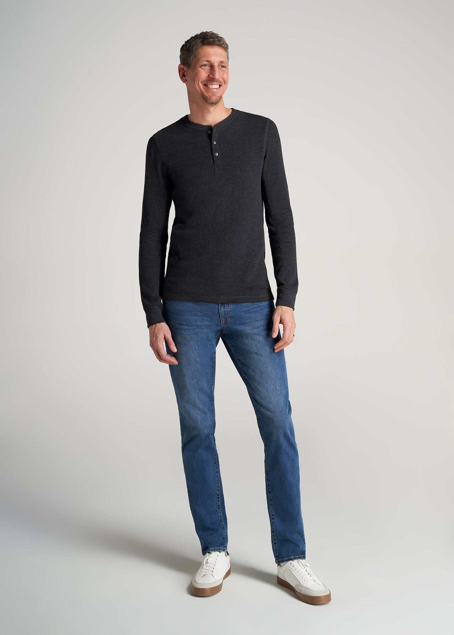    American-Tall-Men-LJ-HeavyWaffle-LongSleeve-CoalMix-full